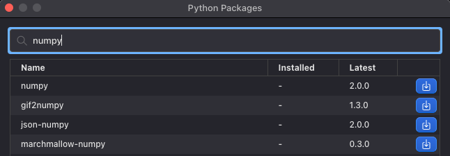 python package manager